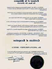 anonymous certificate